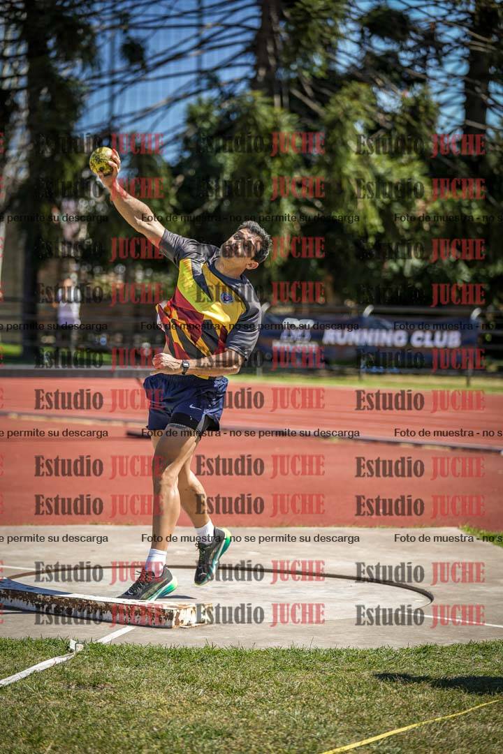 Fotos del lanzamiento de bala de varones
