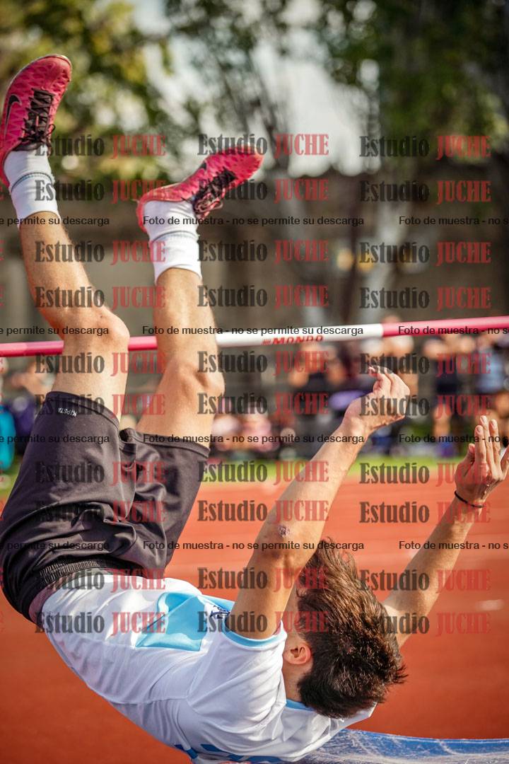 Fotos del salto en alto de varones