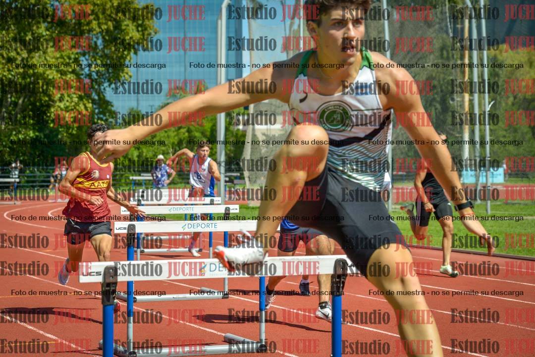 Fotos de los 400 m con vallas de varones