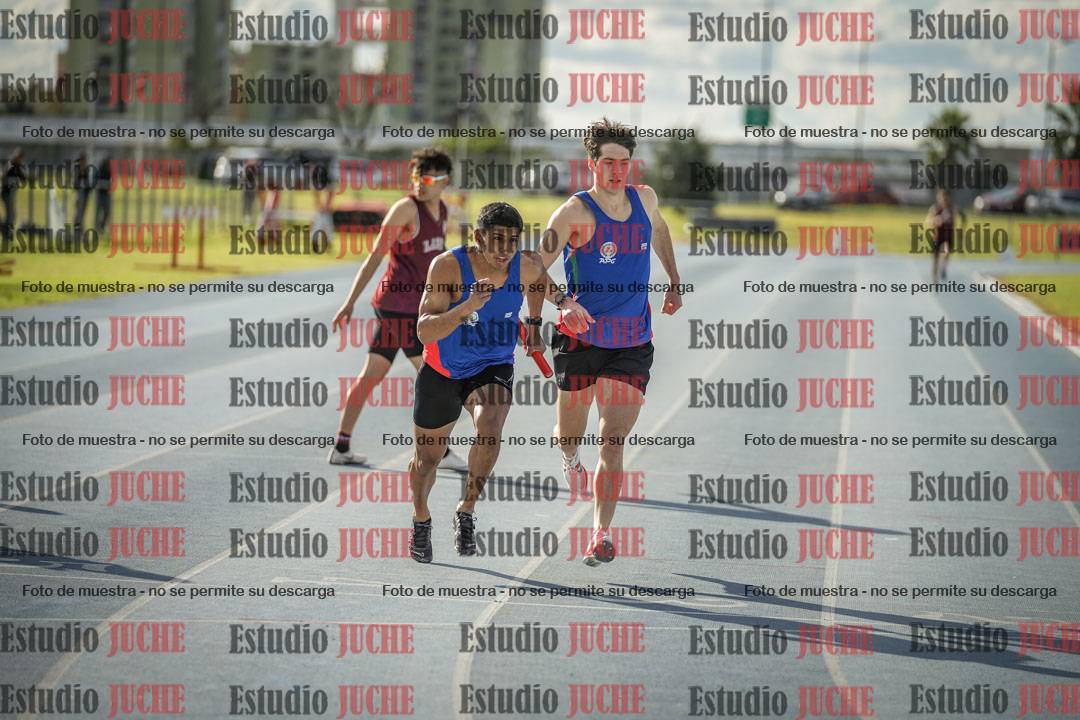 Fotos de las postas 4x400 m llanos de varones