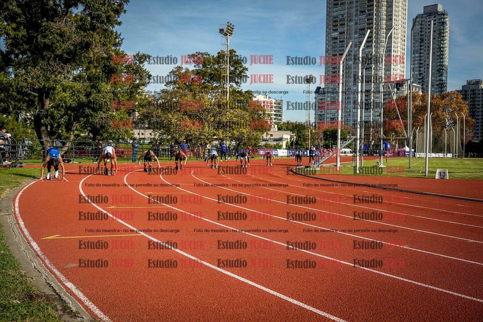 Fotos de los 200 m de varones - FINAL