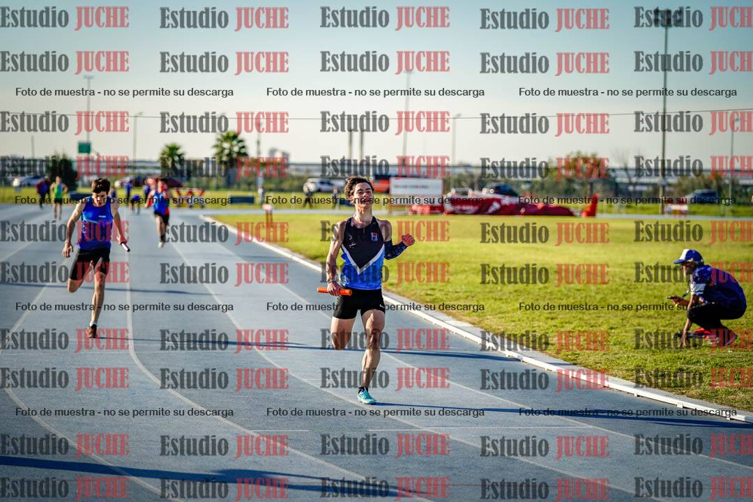 Fotos de las postas 4x100 m llanos de varones