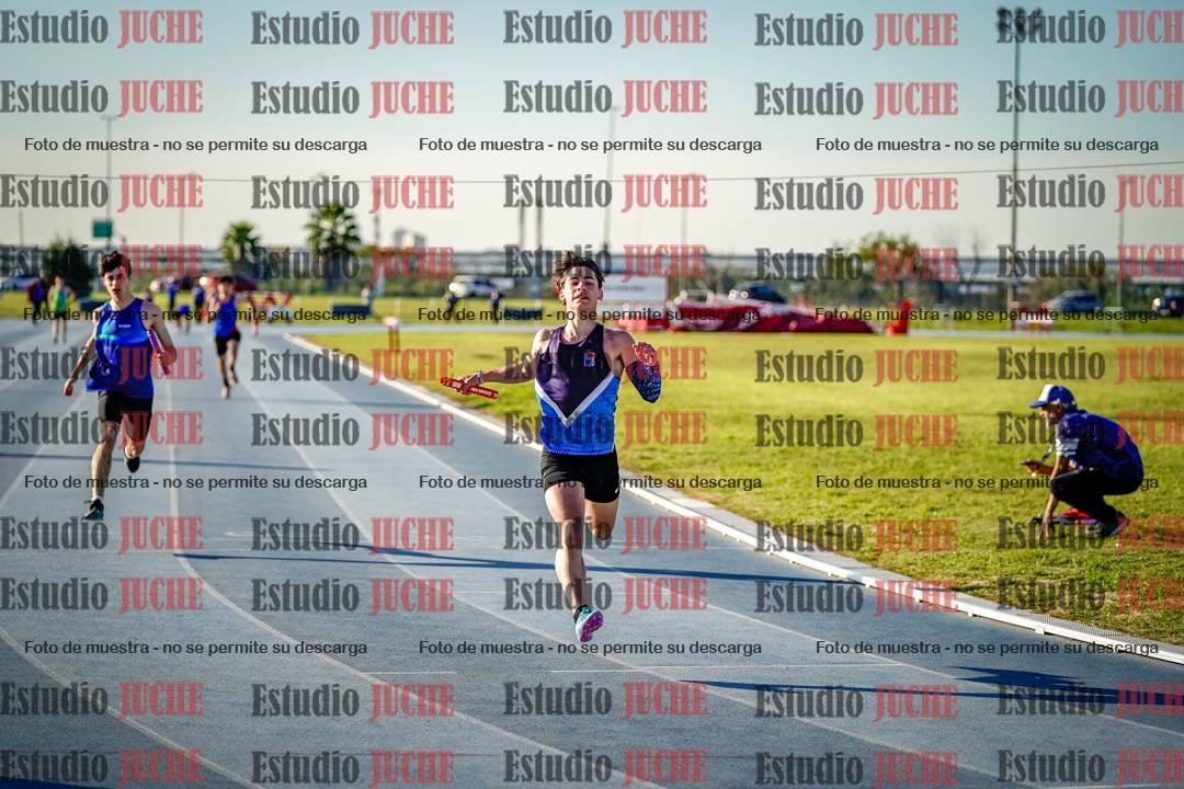 Fotos de las postas 4x100 m llanos de varones