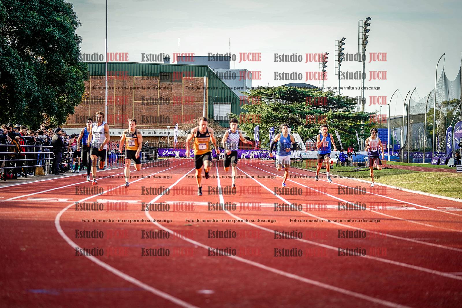 Fotos de los 200 m de varones - FINAL