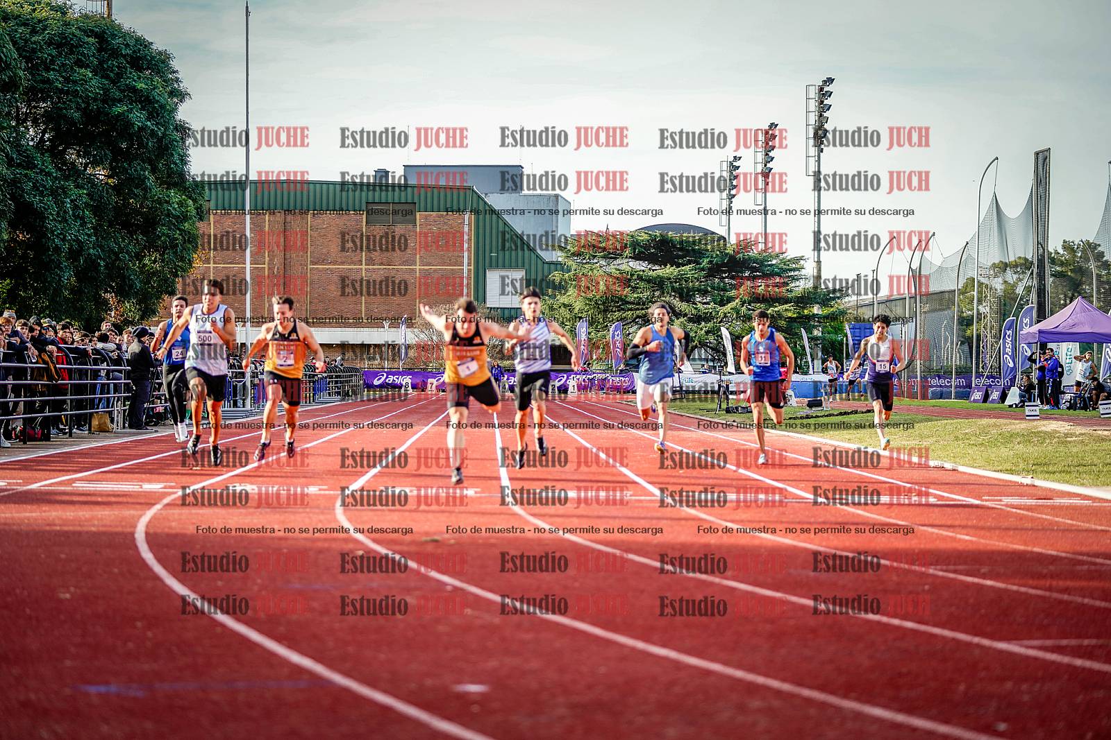 Fotos de los 200 m de varones - FINAL