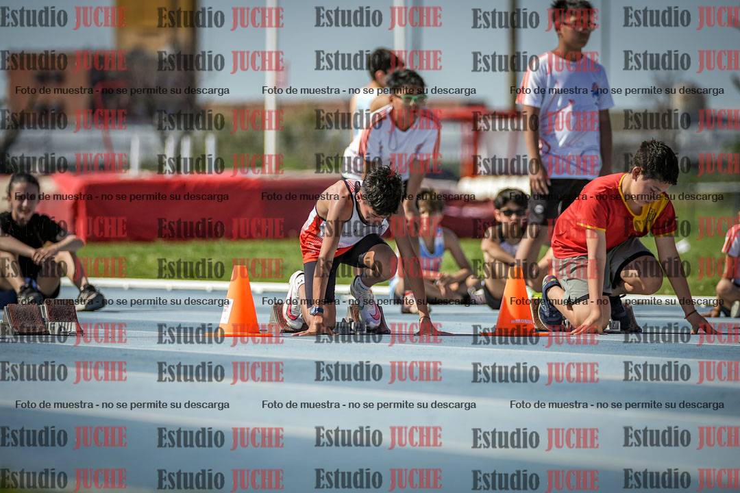 Fotos de los 50 m llanos de varones