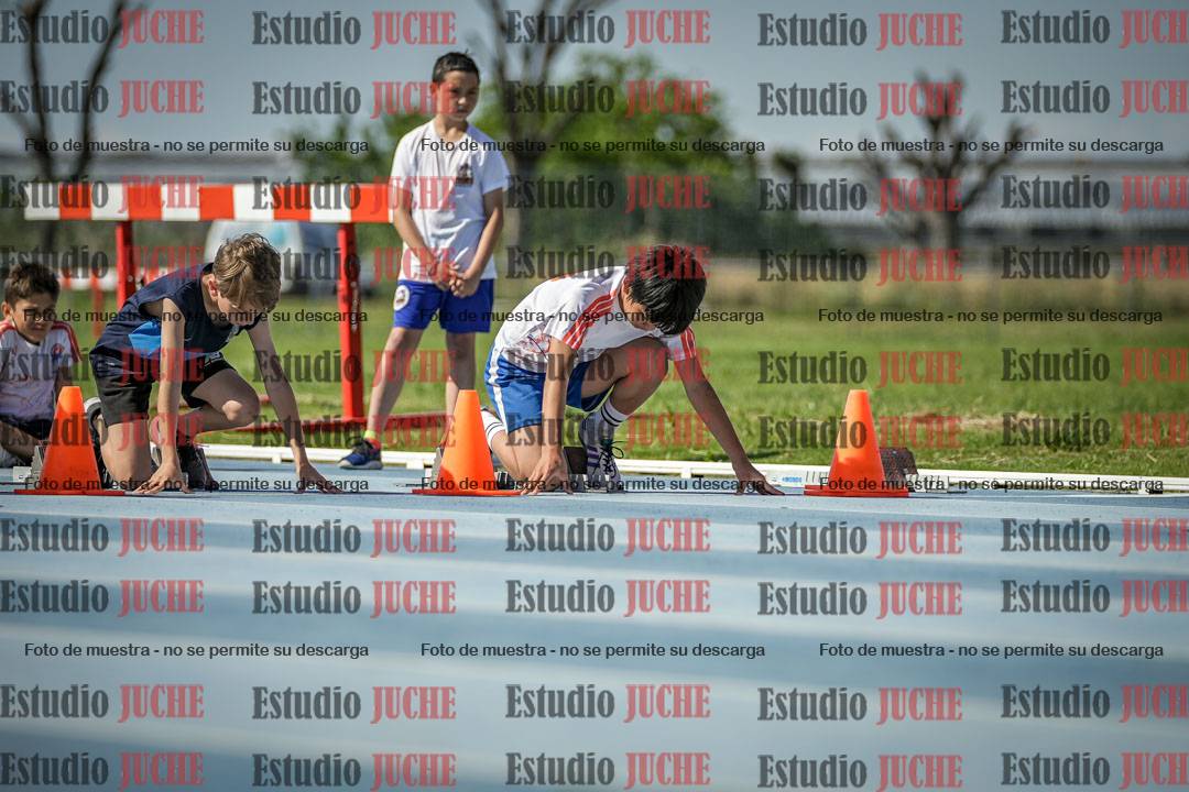 Fotos de los 50 m llanos de varones