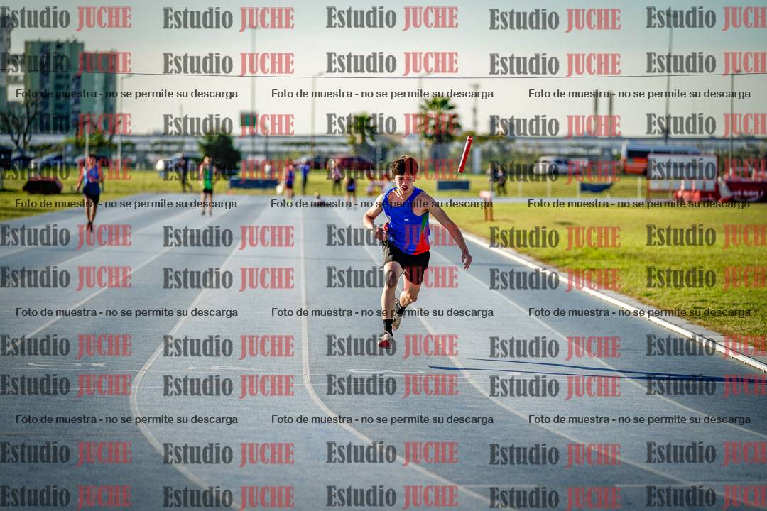 Fotos de las postas 4x100 m llanos de varones