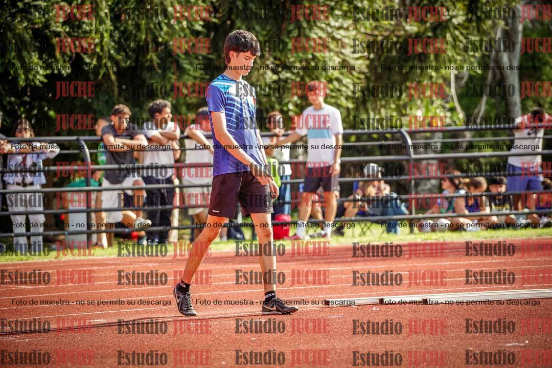 Fotos del salto en alto de varones