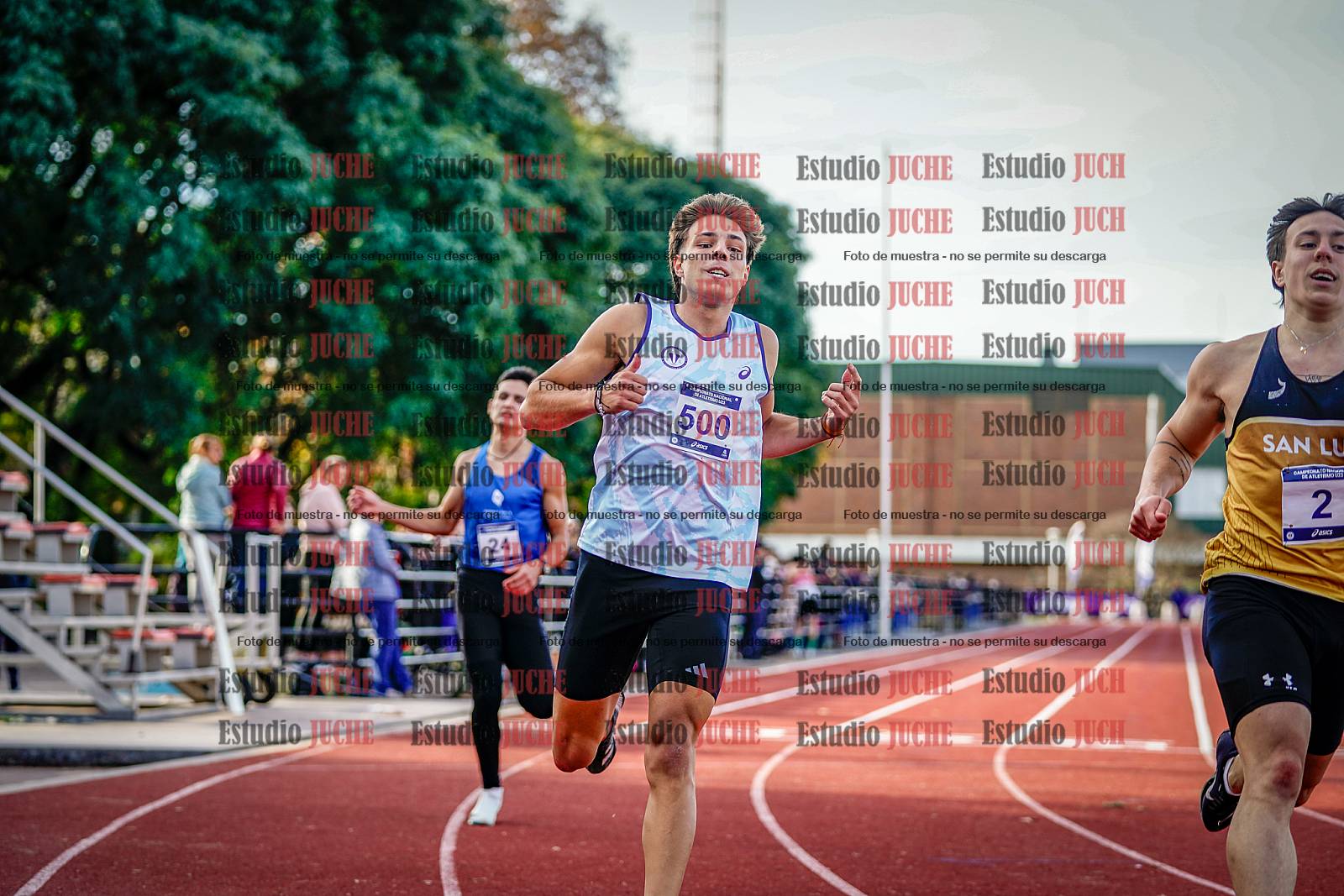 Fotos de los 200 m de varones - FINAL