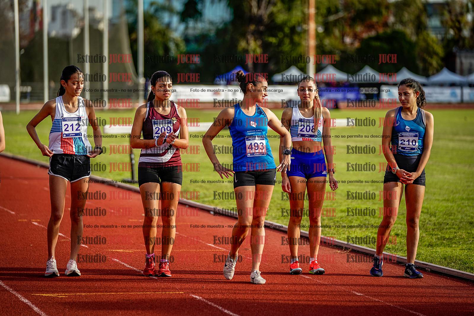 Fotos de los 5000 m de mujeres