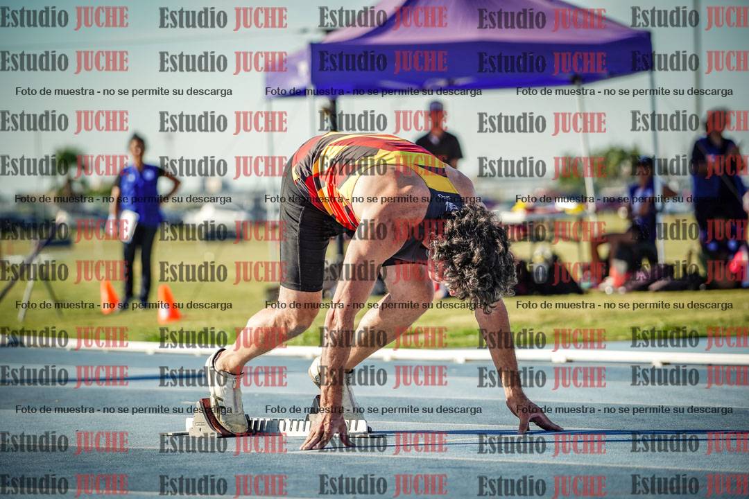Fotos de los 400 m llanos de varones