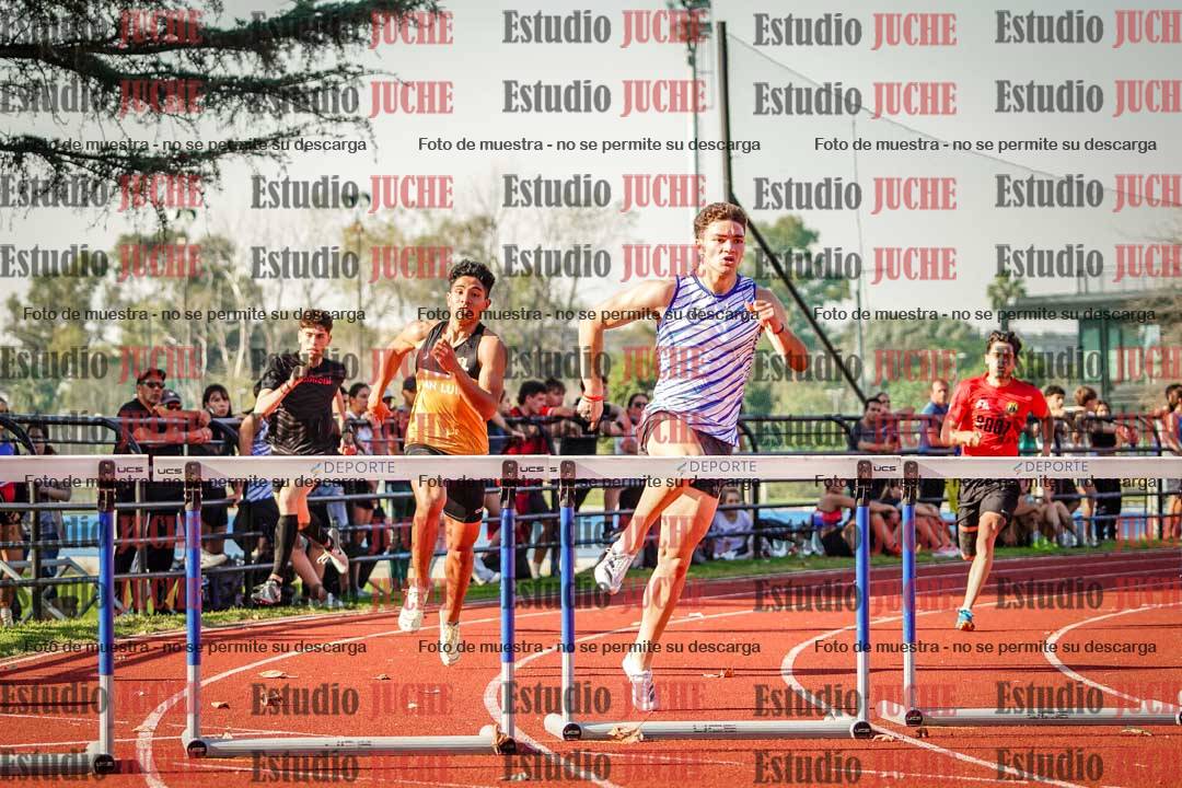 Fotos de los 400 m con vallas de varones