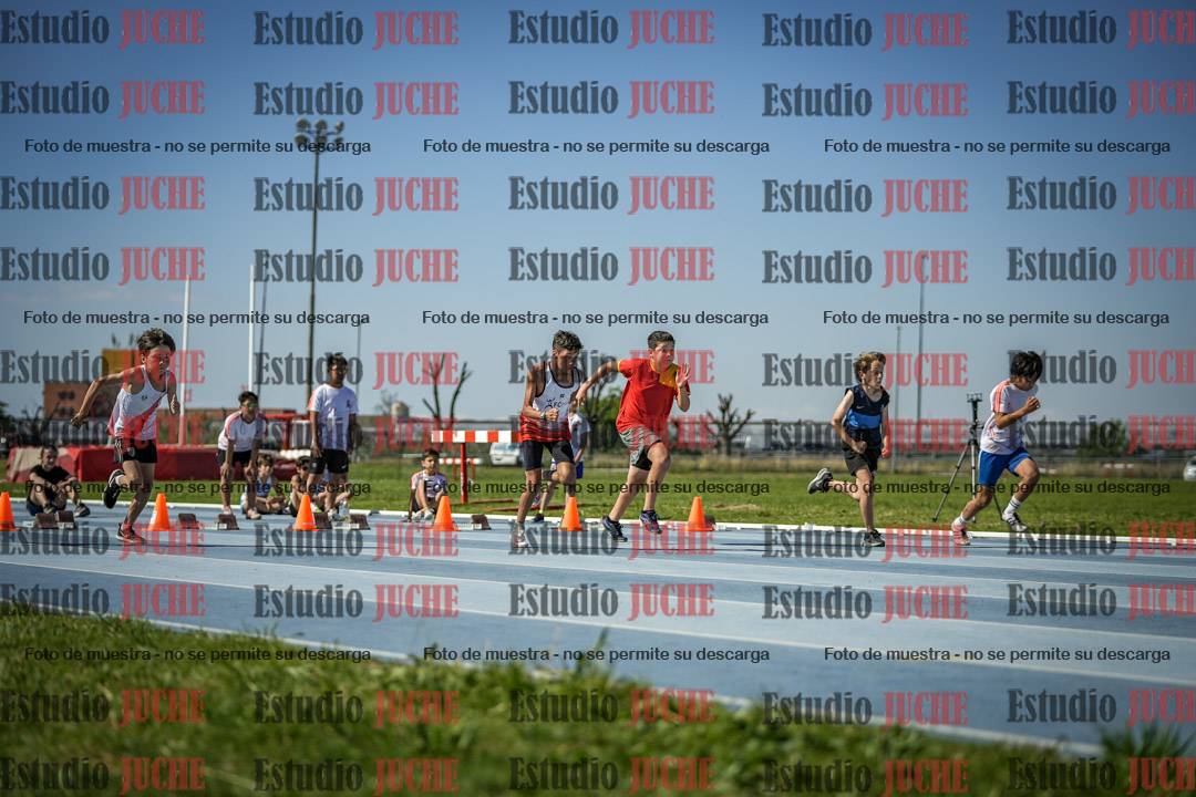 Fotos de los 50 m llanos de varones