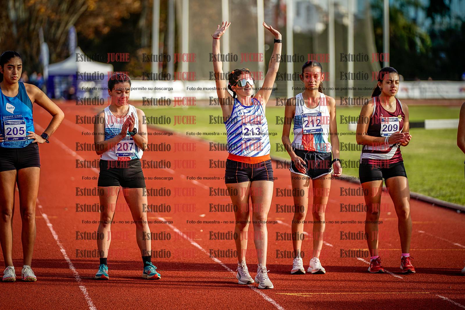 Fotos de los 5000 m de mujeres
