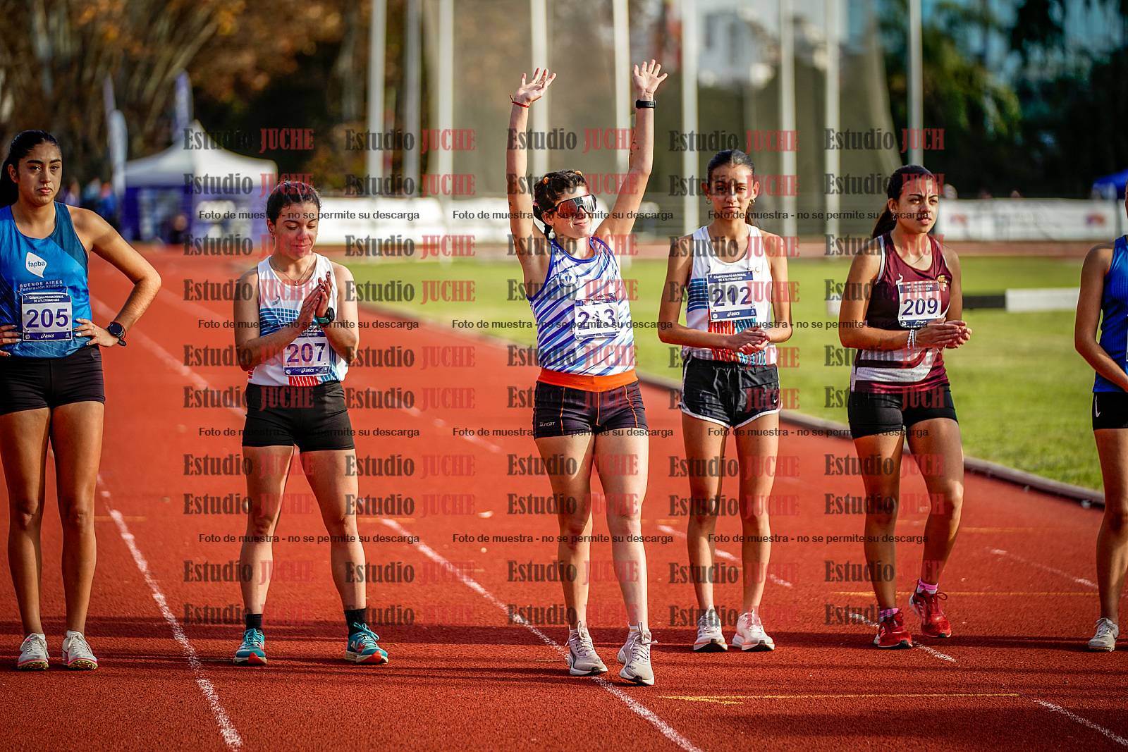 Fotos de los 5000 m de mujeres