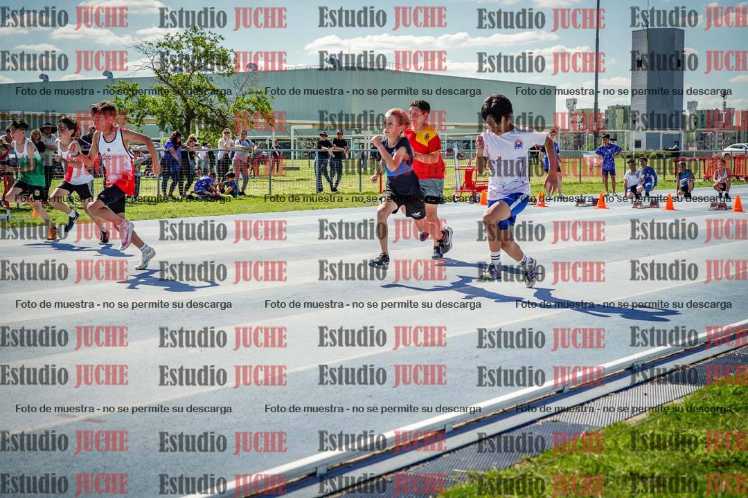 Fotos de los 50 m llanos de varones
