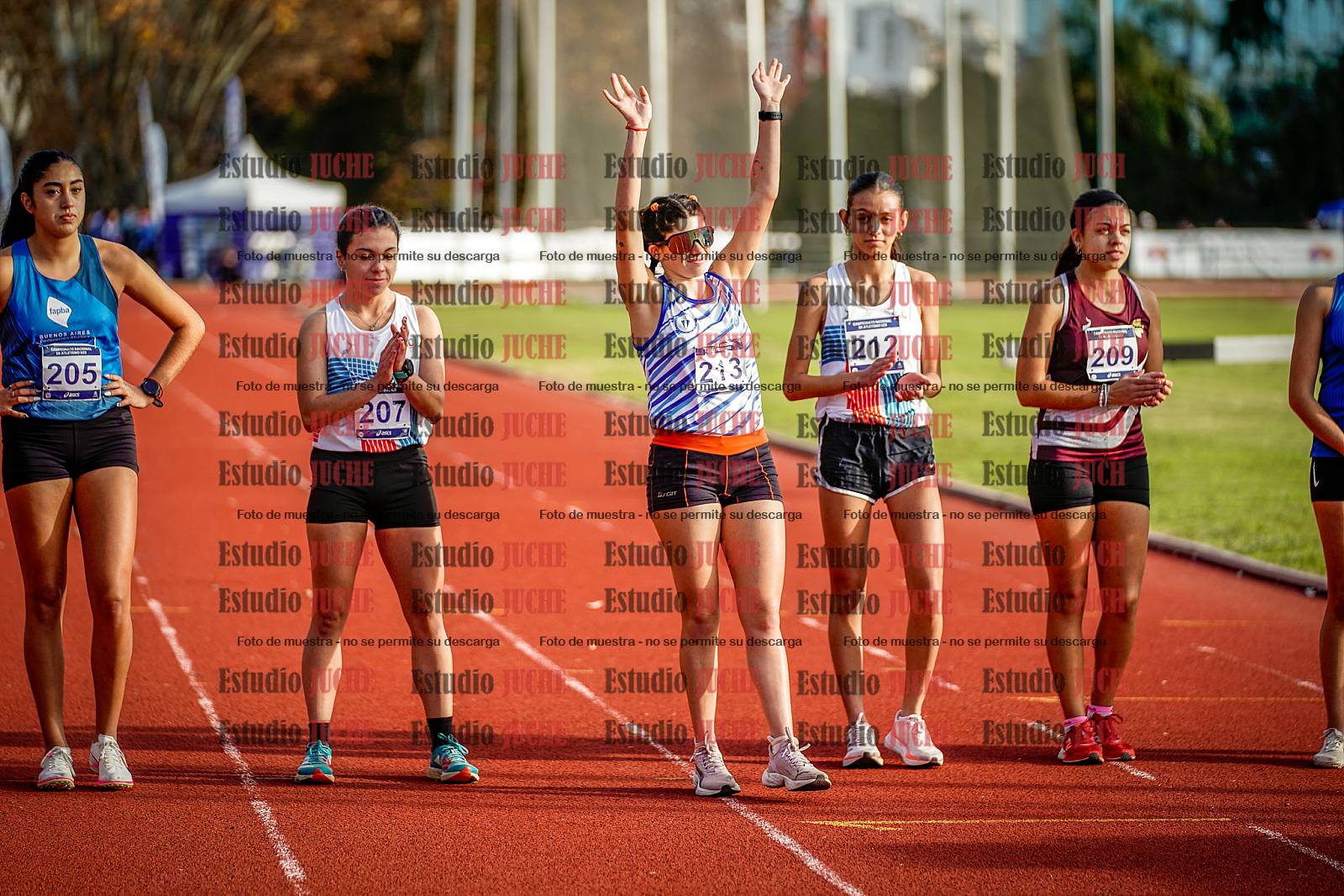 Fotos de los 5000 m de mujeres