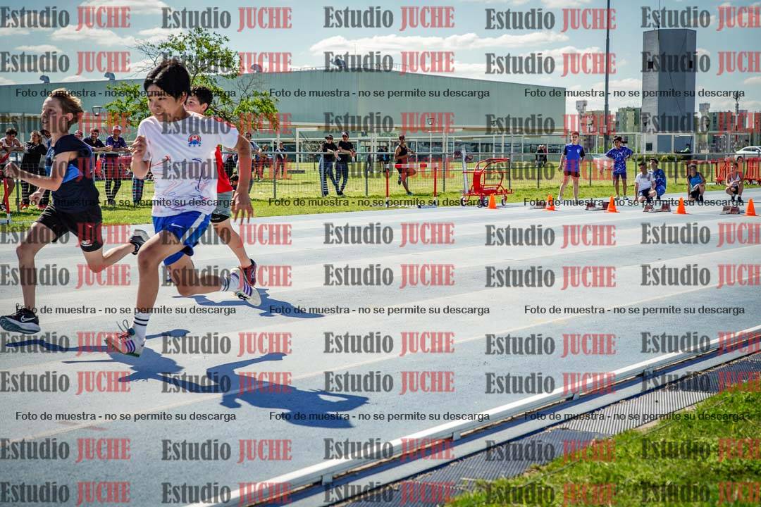 Fotos de los 50 m llanos de varones