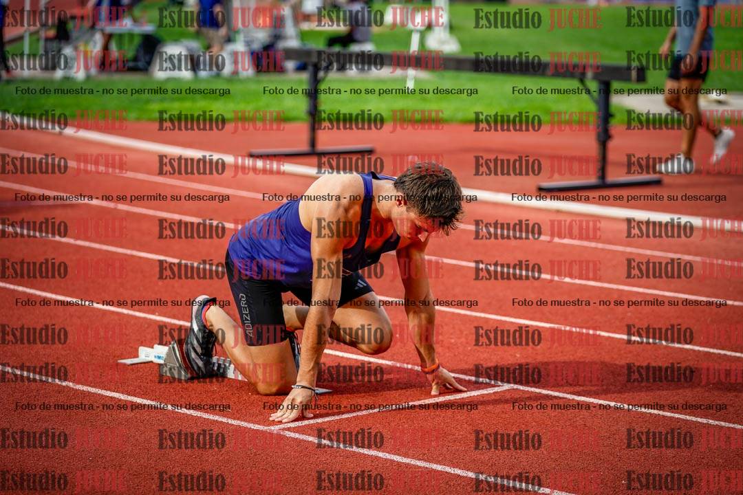 Fotos de los 400 m llanos de varones