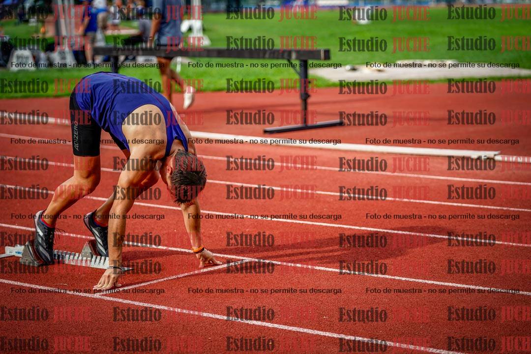 Fotos de los 400 m llanos de varones