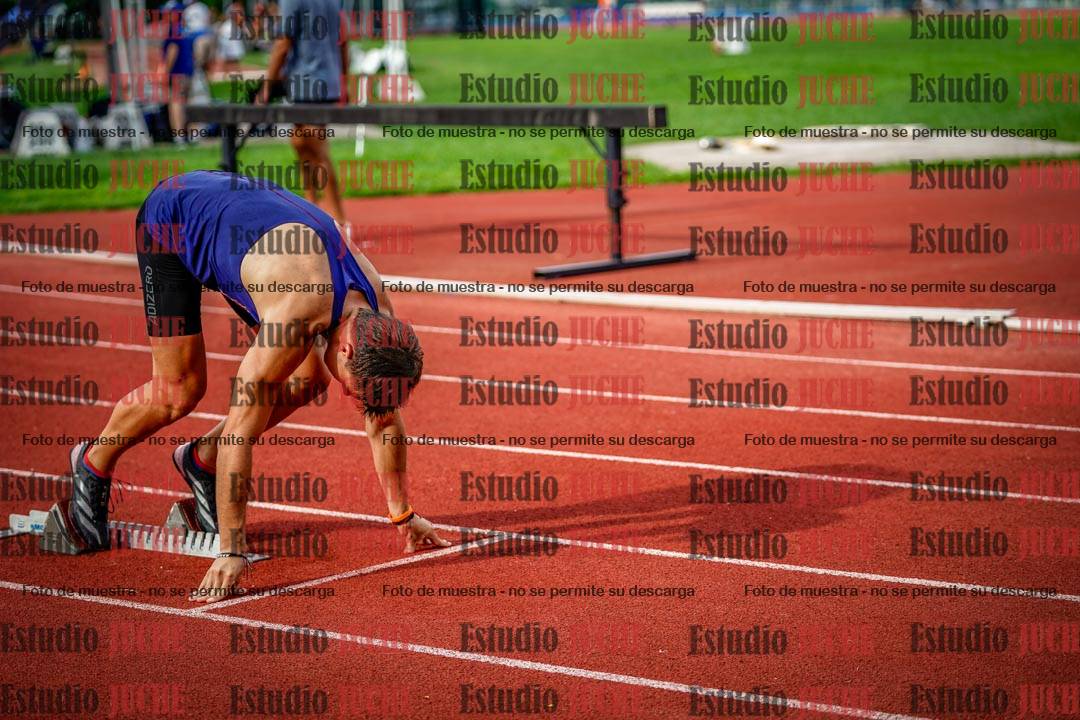 Fotos de los 400 m llanos de varones