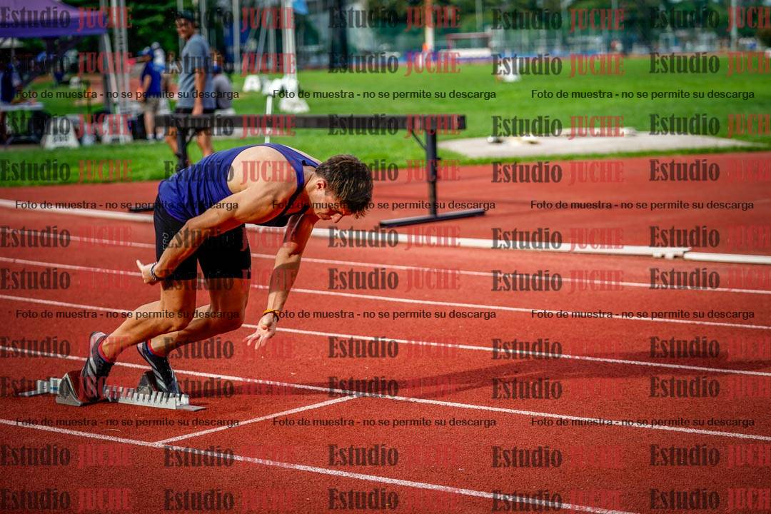 Fotos de los 400 m llanos de varones