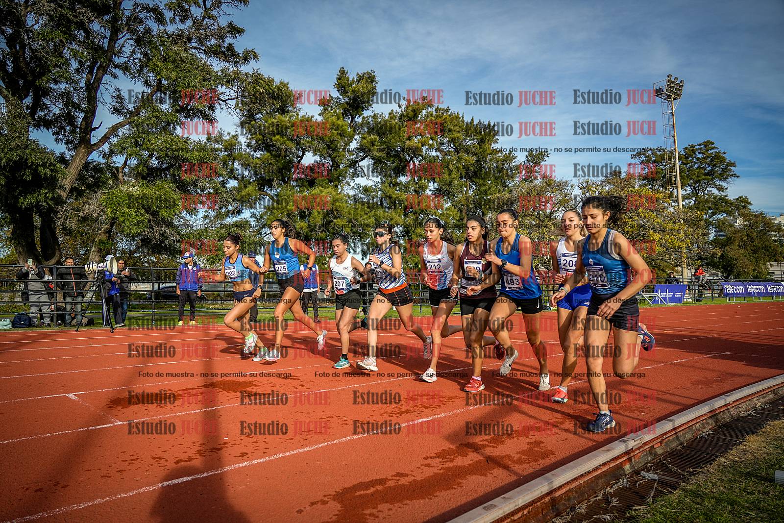 Fotos de los 5000 m de mujeres
