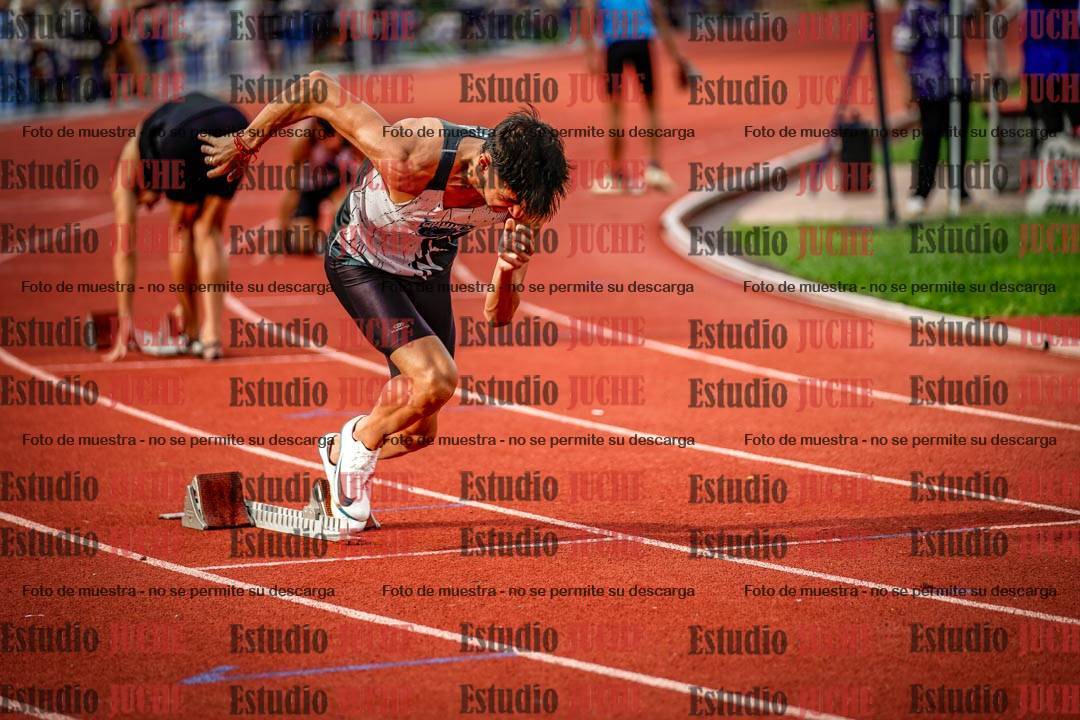 Fotos de los 400 m llanos de varones