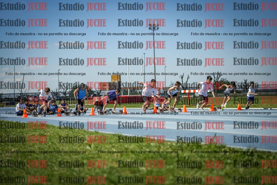 Fotos de los 50 m llanos de varones