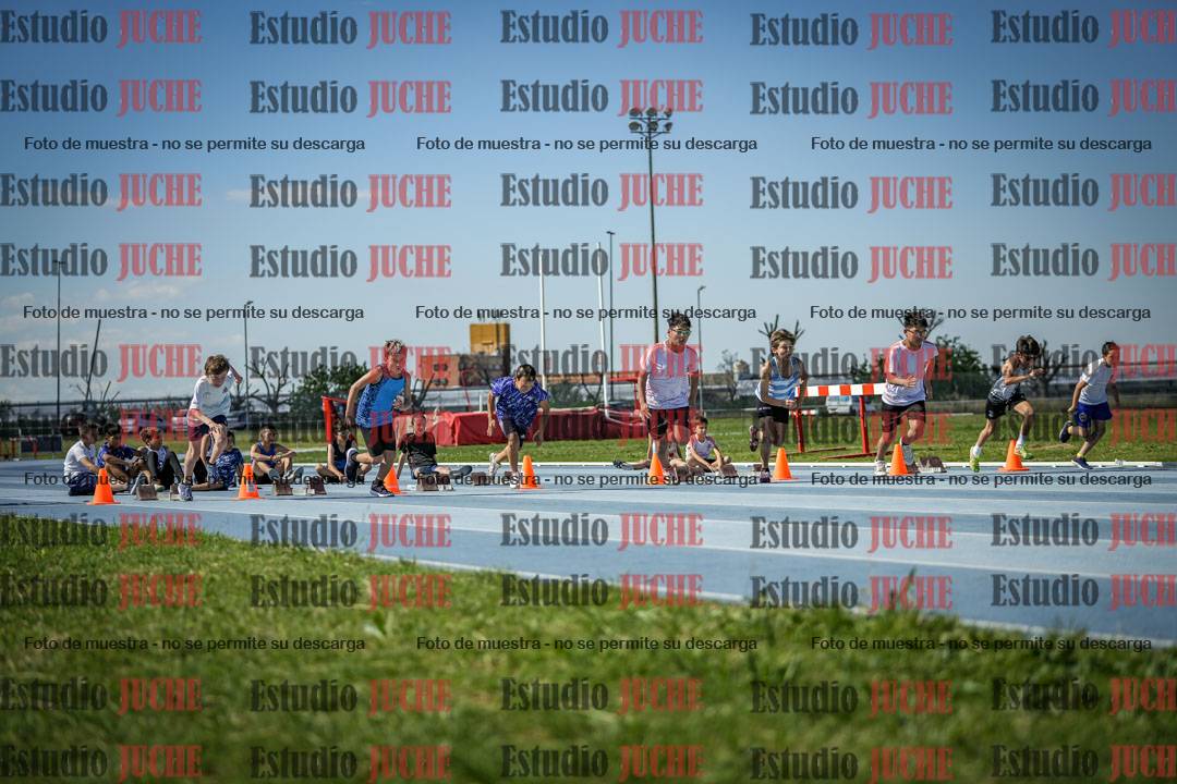 Fotos de los 50 m llanos de varones