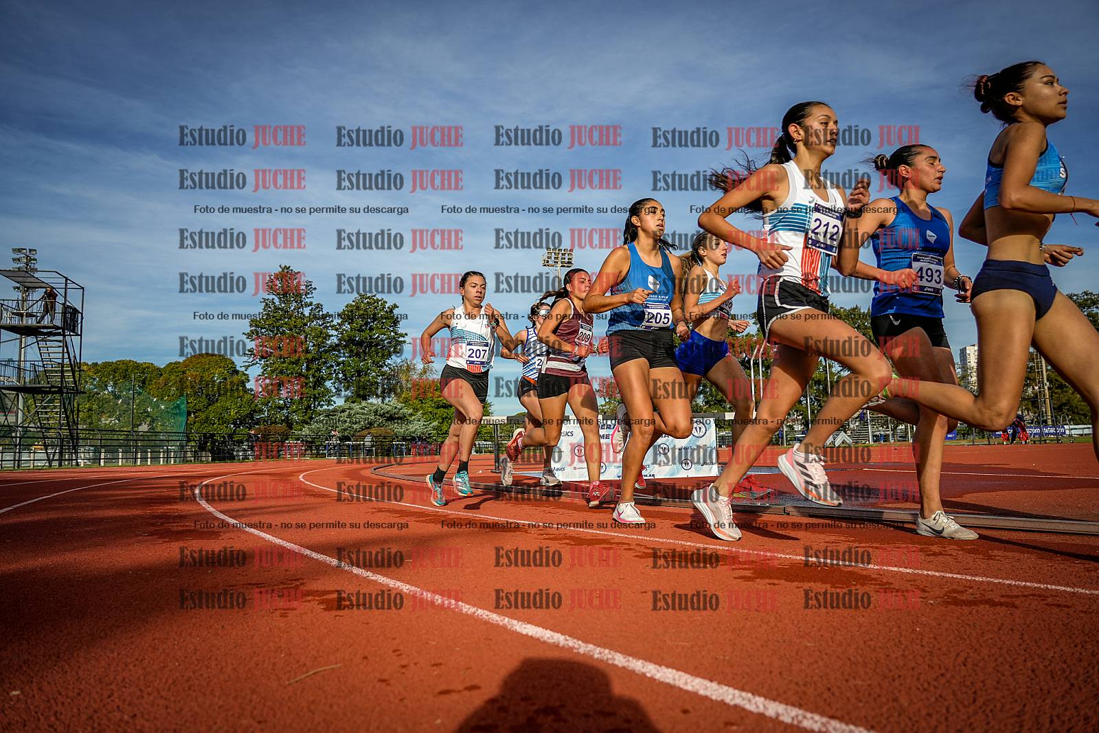 Fotos de los 5000 m de mujeres