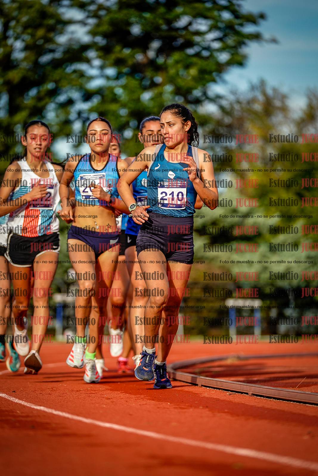 Fotos de los 5000 m de mujeres