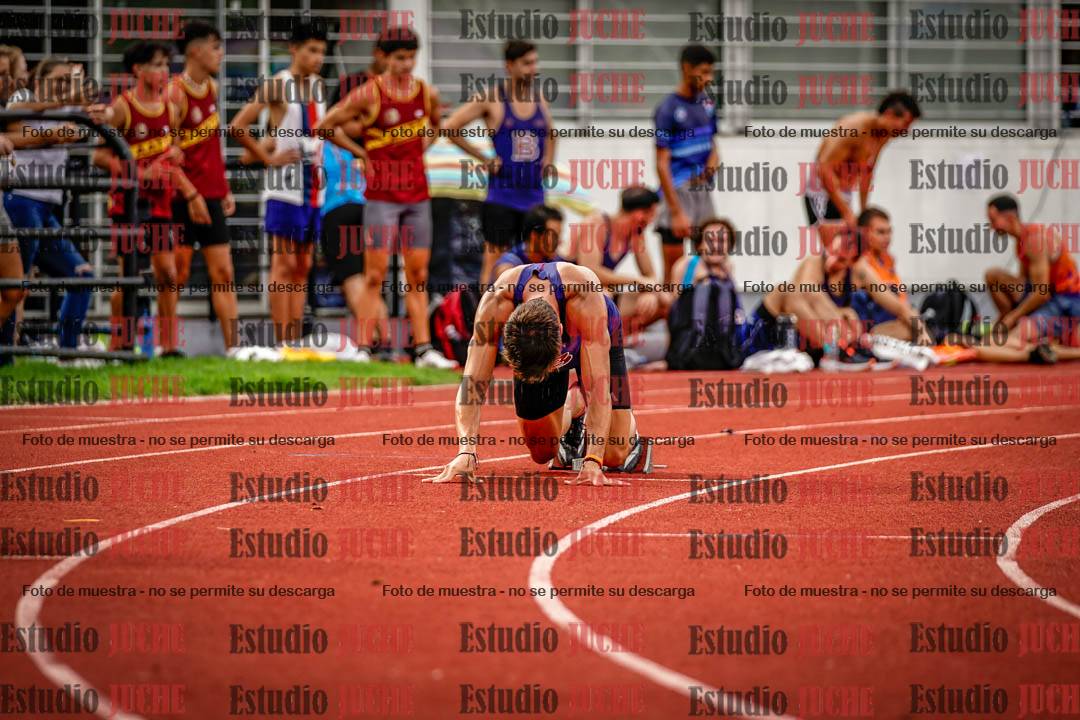 Fotos de los 400 m llanos de varones