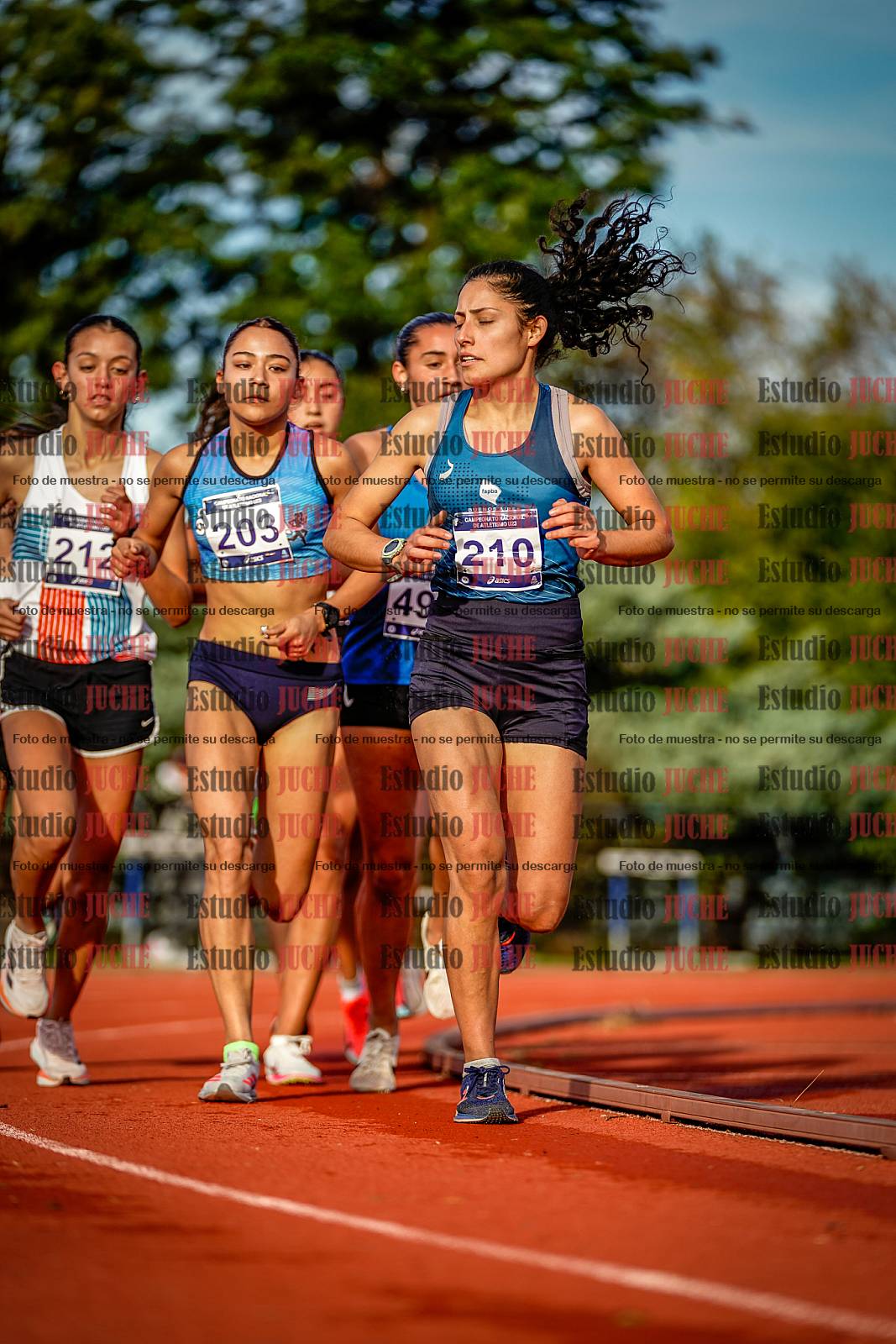 Fotos de los 5000 m de mujeres