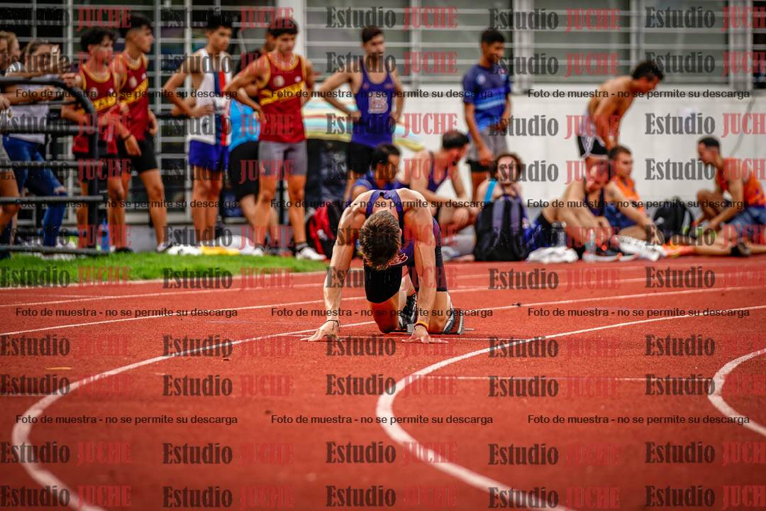 Fotos de los 400 m llanos de varones
