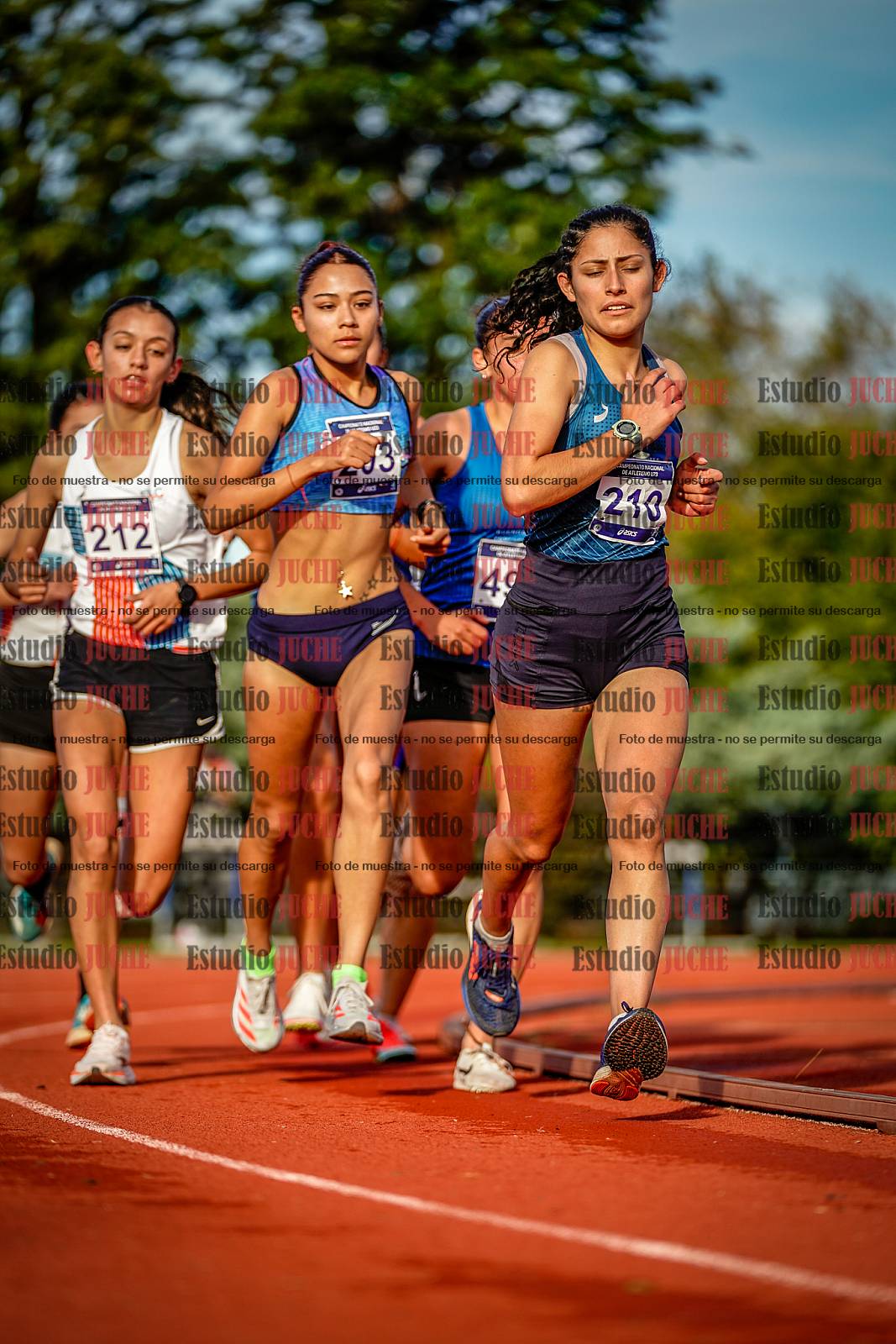 Fotos de los 5000 m de mujeres