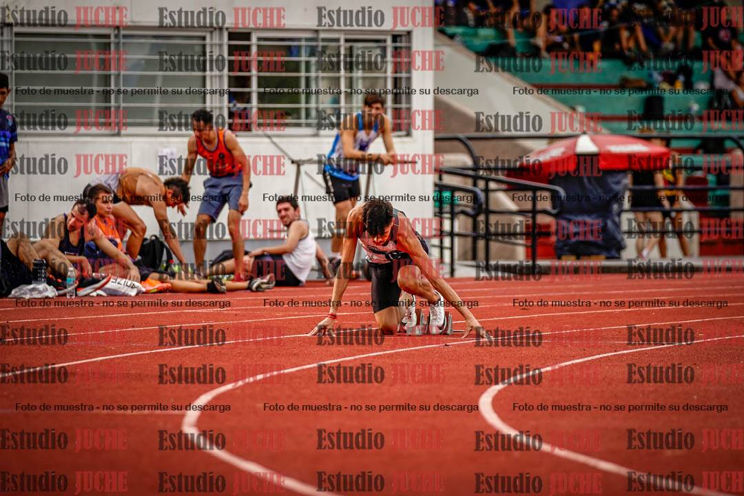 Fotos de los 400 m llanos de varones