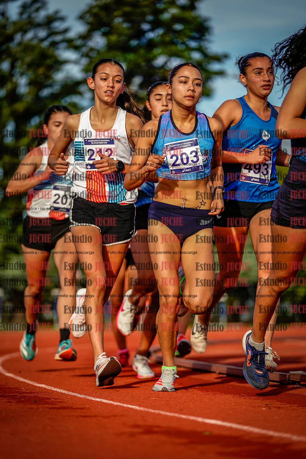 Fotos de los 5000 m de mujeres