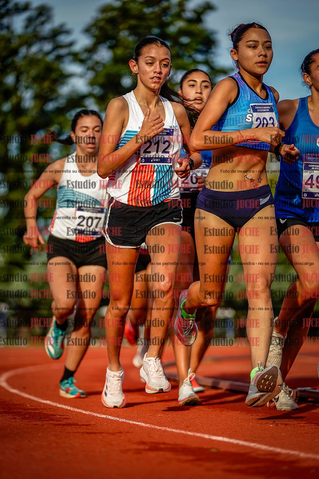 Fotos de los 5000 m de mujeres