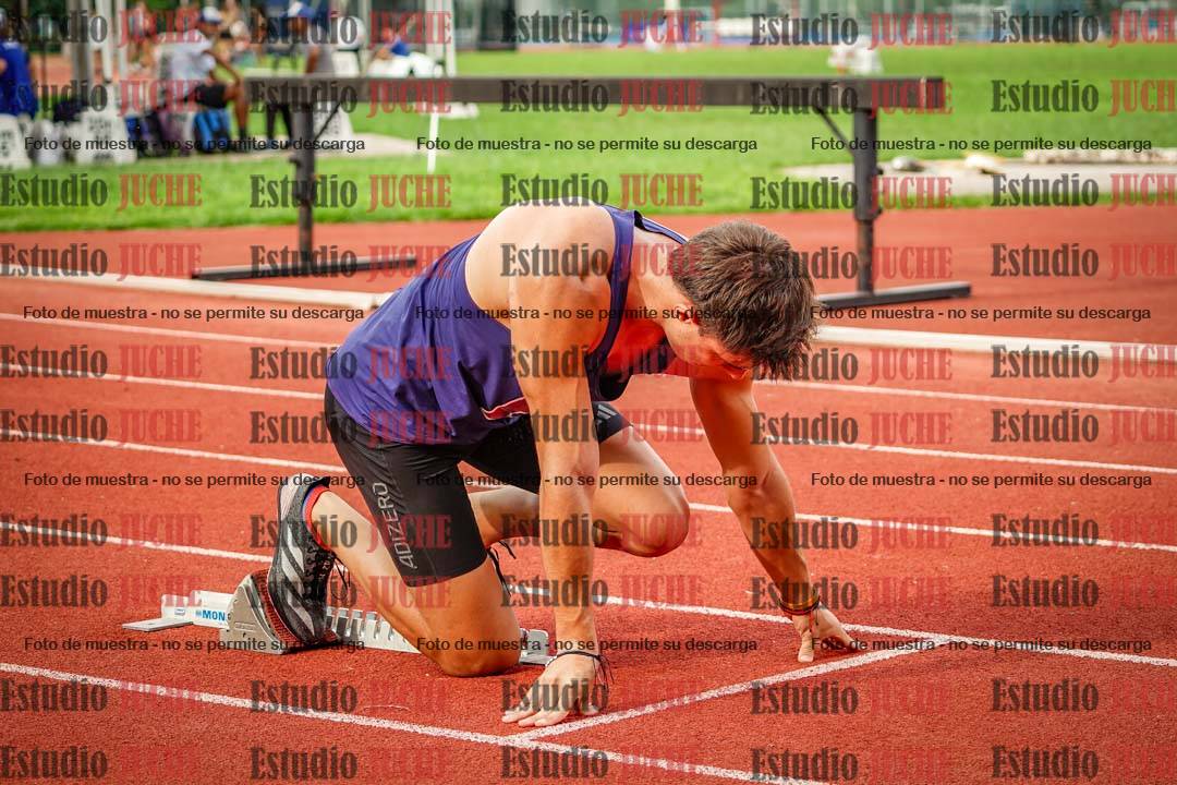 Fotos de los 400 m llanos de varones