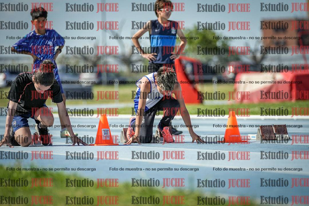 Fotos de los 50 m llanos de varones