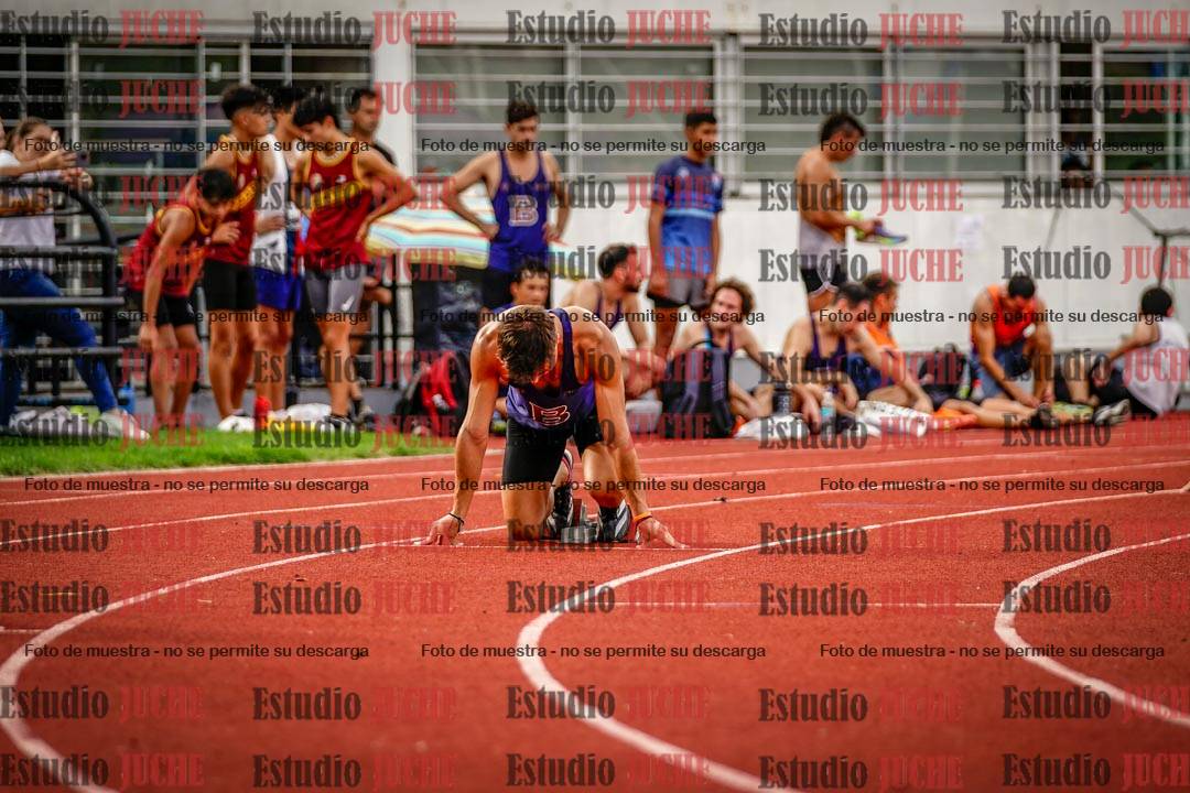 Fotos de los 400 m llanos de varones