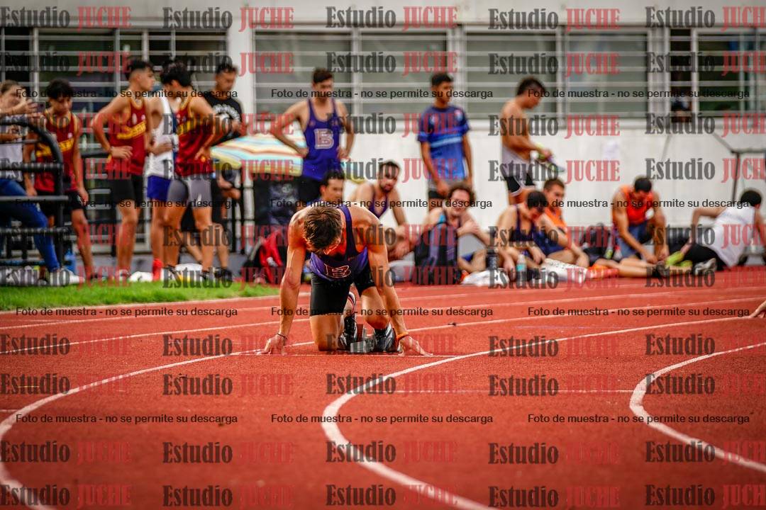 Fotos de los 400 m llanos de varones