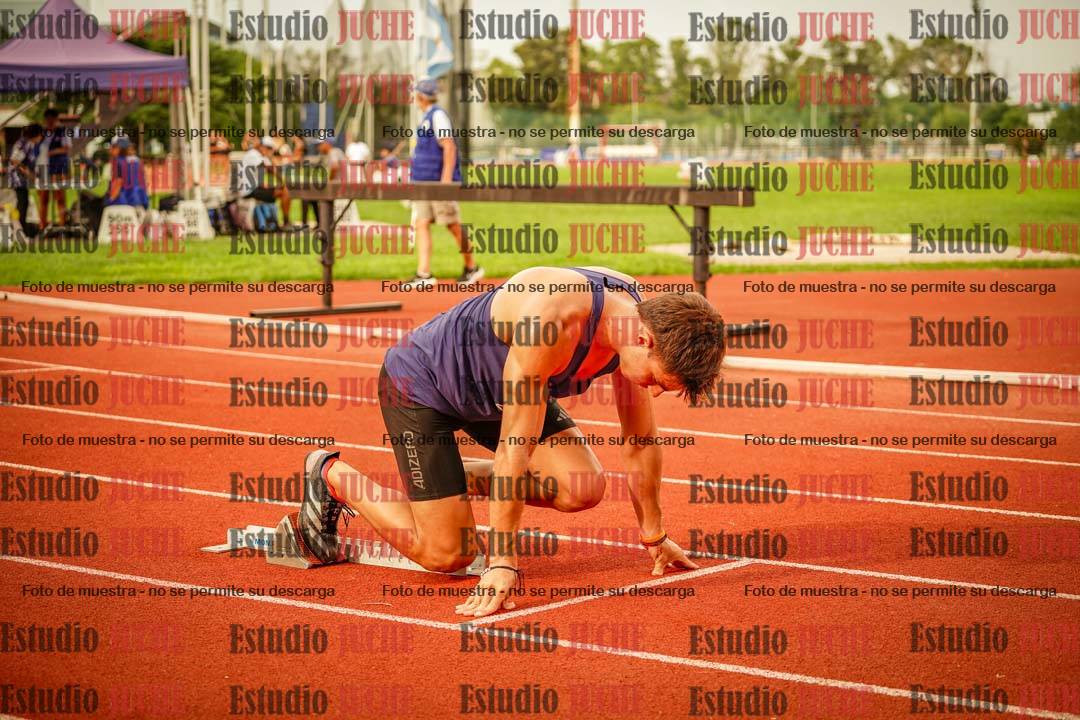 Fotos de los 400 m llanos de varones