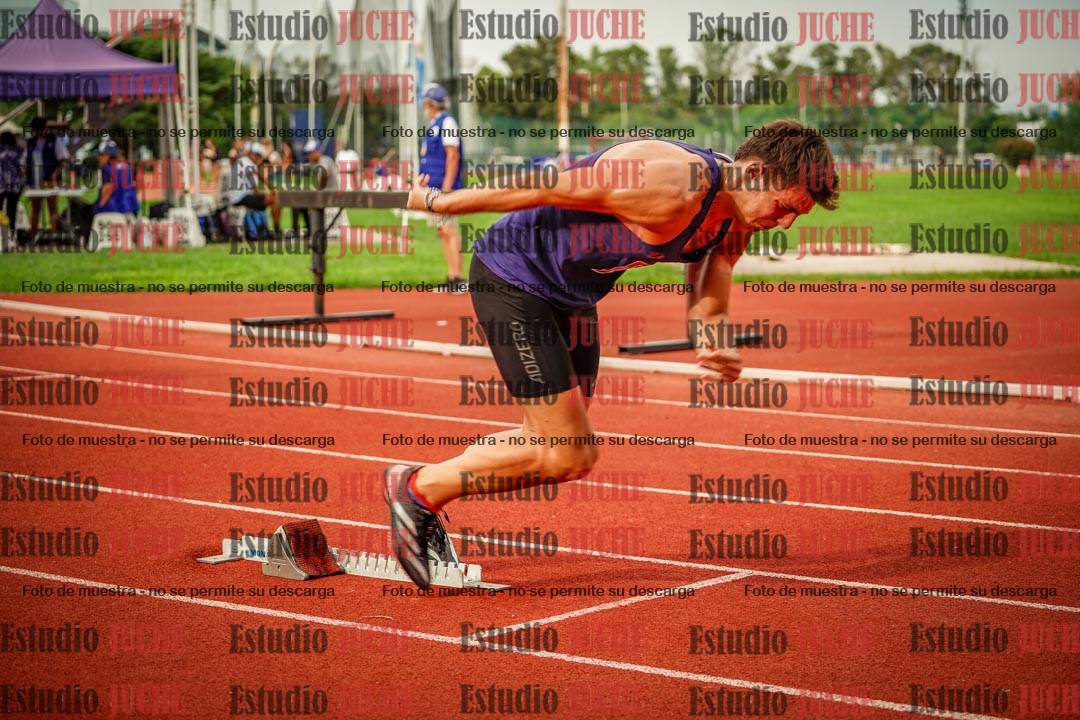 Fotos de los 400 m llanos de varones