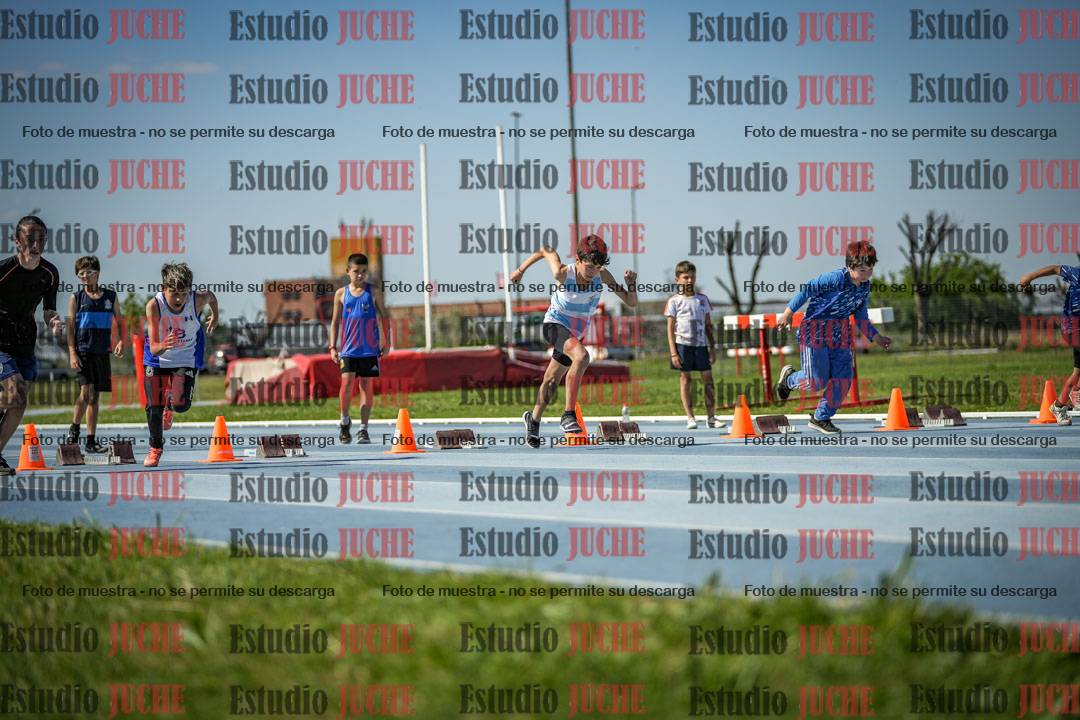 Fotos de los 50 m llanos de varones