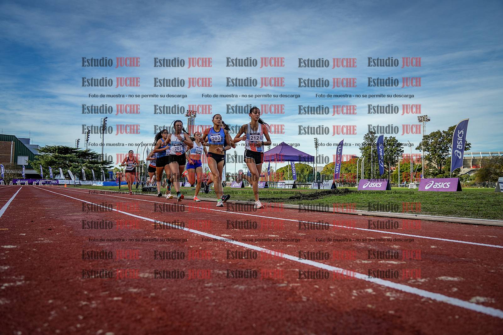 Fotos de los 5000 m de mujeres