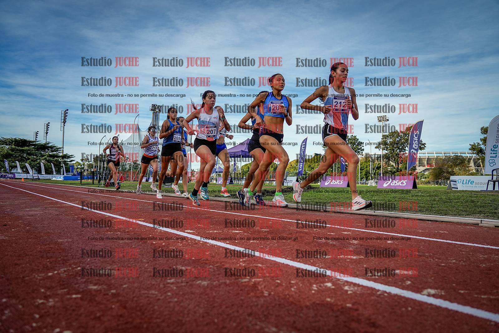 Fotos de los 5000 m de mujeres