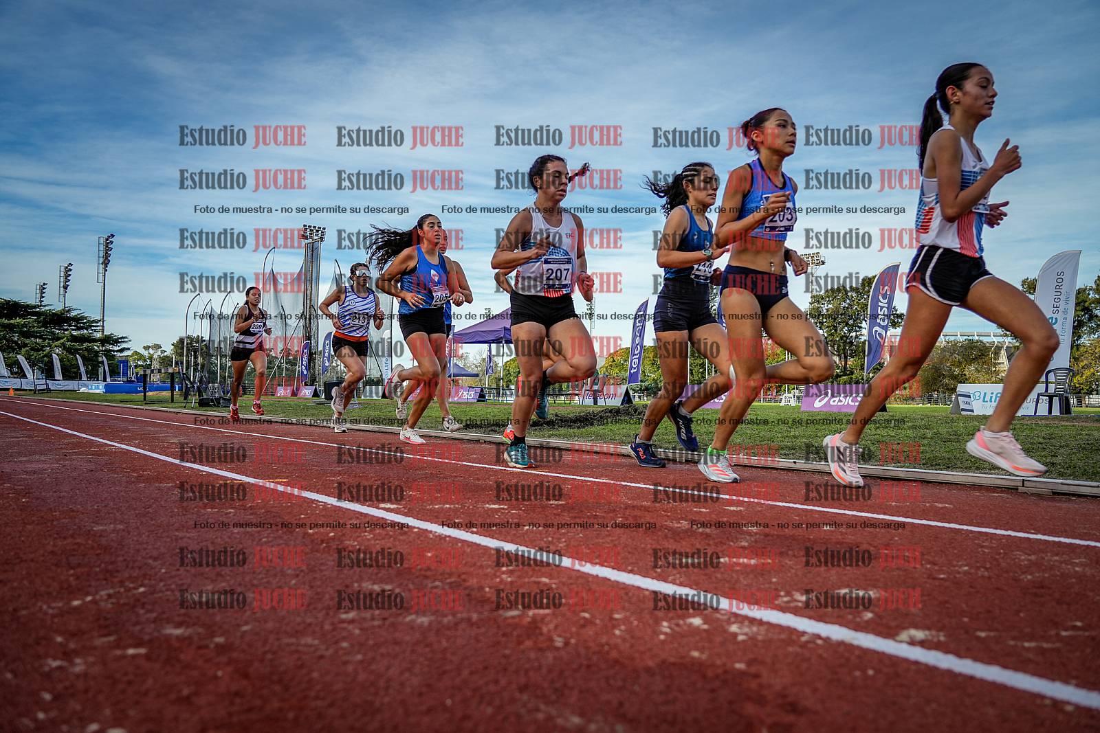 Fotos de los 5000 m de mujeres